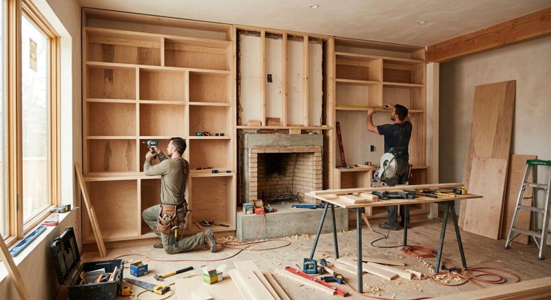 Fireplace Built Ins Installation in Durham, NC